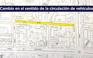 Benidorm reopens Orts Llorca street after the works of remodeling and changes the circulation in a section of Gerona