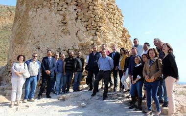 Costas invierte 350.000 euros en la consolidación de la Torre de Les Caletes y el acantilado de la Punta del Cavall