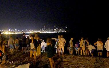 The beaches, protagonists of the 'Nit de Sant Joan' in Benidorm