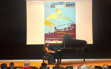 Un recital de piano de Mar Valor obri els concerts del XXIX Curs Internacional de Música de Benidorm
