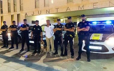 La Policia Local reforça temporalment la lluita contra la venda de droga 'a la menuda' amb la incorporació d'un gos ensinistrat
