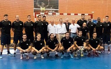 Primer entrenamiento de temporada del Balonmano Benidorm