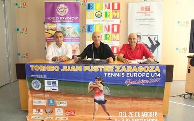 Benidorm acoge el VIII Torneo Internacional de Tenis Juan Fuster Zaragoza, que este año sube de categoría en el ranking oficial