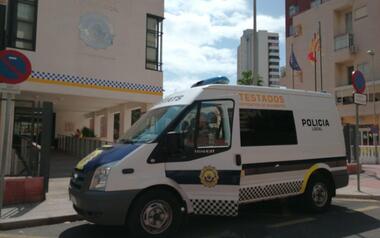 La Policía Local de Benidorm pone en servicio la nueva furgoneta de atestados
