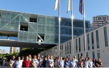 Alumnos de los Talleres de Empleo de Benidorm y de la Ribera Baixa comparten experiencias 