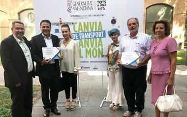 El Ayuntamiento de Benidorm y la Asociación de Vecinos de Els Tolls reciben el premio a la movilidad sostenible