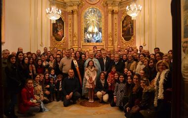 Los Mayorales 2018 se presentan a la Virgen del Sufragio