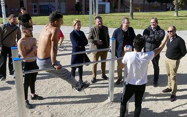 Benidorm dispone de una nueva zona deportiva dedicada a la calistenia en la Aigüera
