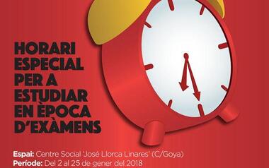 El programa ‘Sessió Contínua’ amplía horarios de estudio para los universitarios de Benidorm
