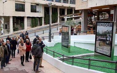 L'Espai d'Art Urbà 'El Carrasco' naix amb una mostra de cartells històrics de Benidorm