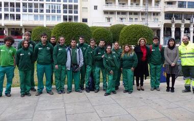 Benidorm Inclusión students begin their gardening practices
