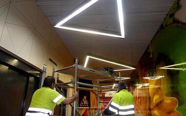 Mejoras la iluminación del mercado municipal de Benidorm