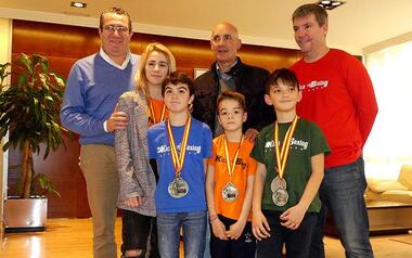 Recepción en Benidorm a los medallistas del Campeonato Junior Autonómico de Kick Boxing