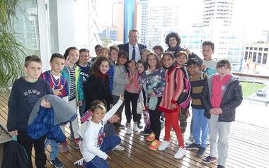 Alumnos del Gaspar López estudian la organización del municipio