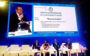Benidorm expone las claves de su proyecto DTI en el Foro Greencities de Málaga