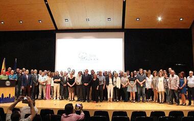 Homenatge de l'Ajuntament de Benidorm als seus funcionaris en el dia de Santa Rita