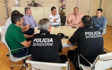 Primera reunión de trabajo para redactar el Plan Global de Seguridad Vial de Benidorm