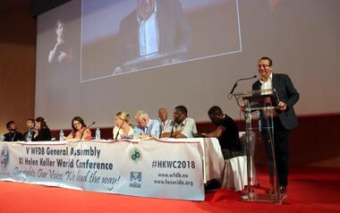 Hotel Bali hosts the closing ceremony of  V WFDB Annual Meeting and XI Helen Keller World Conferences