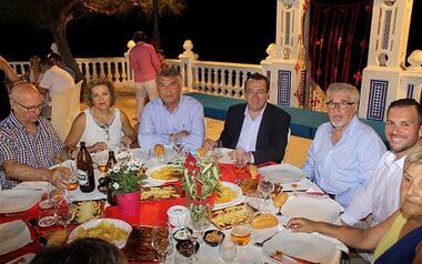 El Castillo, escenario de gala para la cena en honor de Sant Jaume, patrón de Benidorm