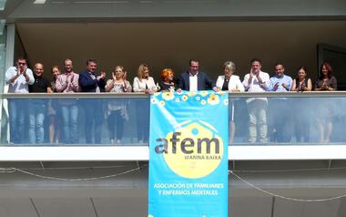 Benidorm suma su voz a AFEM y reclama educar para frenar el avance de las enfermedades mentales y lograr la inclusión