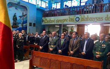 Benidorm celebra junto a la Guardia Civil la festividad de la Virgen del Pilar
