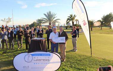 The British Paul Streeter wins 'Costa Blanca Benidorm Senior Masters' golf on a sunny December afternoon