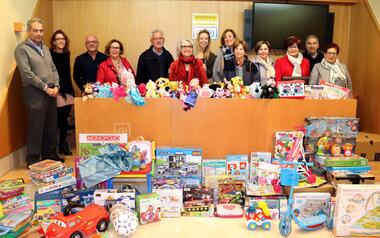 The Library collects about a thousand toys in its Christmas solidarity campaign