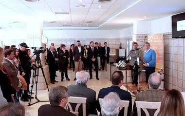 El alcalde participa en la clausura de la asamblea de Avibe con la que celebra su 40 aniversario