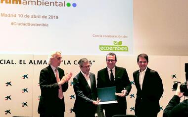 ‘Benidorm obtiene el premio “Ciudad Sostenible” en la categoría de ciclo hídrico por Dinapsis, el centro de innovación de Hidraqua