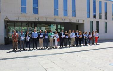 Minute of silence in Benidorm after a new mortal victim of sexist violence