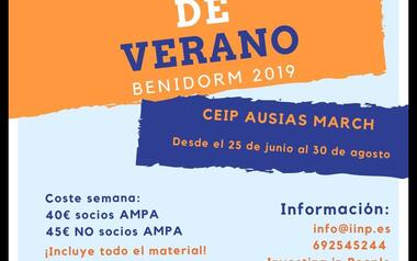 Abierta la inscripción para la Escuela de Verano organizada por la Agrupación Local de AMPA’s para menores de 3 a 14 años