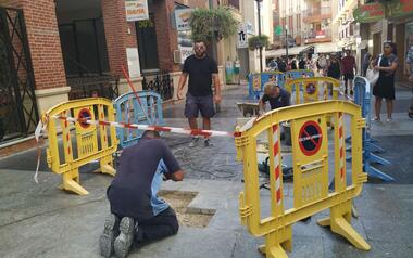 Benidorm cierra el entorno de Boca del Calvari a los camiones para proteger el pavimento