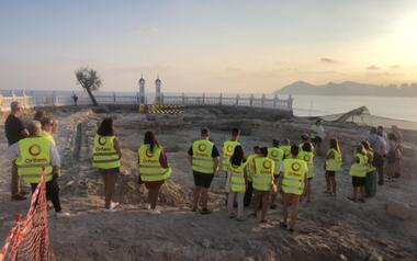 Superadas las 700 visitas a las actuaciones arqueológicas en el Castillo de Benidorm