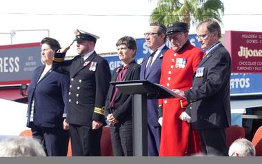 Benidorm commemorates the Poppy Appeal with a parade of the Royal British Legion
