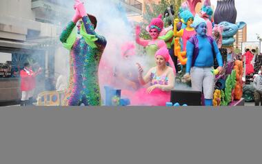 The ‘Fancy Dress’ establishes as the annual costume party and brings together about 35,000 Britons in the parade with floats
