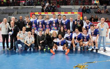 El Balonmano Benidorm subcampeón de la XXV Copa S.M. El Rey de Balonmano tras caer en la final ante el favorito el FC Barcelona (40-25)