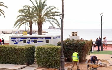 Benidorm habilita un módulo de baños públicos en el Parque de Elche 