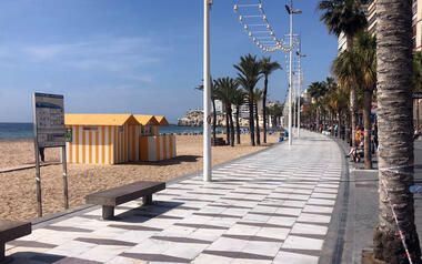 L'Ajuntament tanca totalment les platges i cales de Benidorm