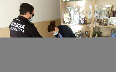 Benidorm ha comenzado a realizar test rápidos a Fuerzas de Seguridad, Protección Civil y personal de servicios esenciales