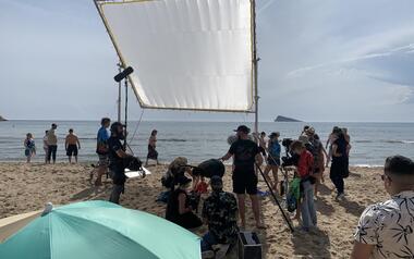 Benidorm reactiva los rodajes audiovisuales