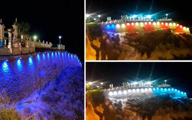 Benidorm realza su Castell con iluminación ornamental