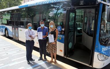 Aenor certifica que los autobuses urbanos de Benidorm cumplen el protocolo frente a la Covid