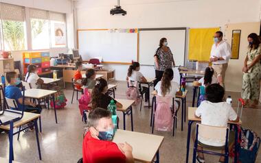 9.000 escolares vuelven a las aulas en Benidorm en centros “absolutamente seguros”