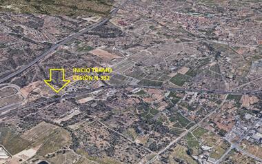Benidorm changes its request for a free transfer of the N-332 as it passes through the city, and focuses on the last 3 kilometers