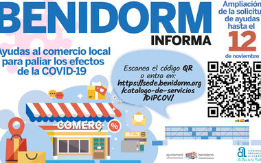 Benidorm amplia deu dies el termini per a sol·licitar les noves ajudes al comerç local per a minimitzar els efectes de la Covid-19