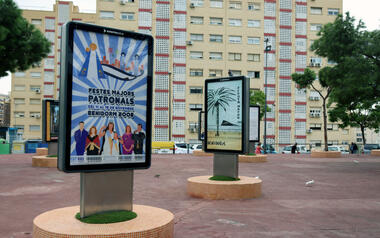 Benidorm shows in the streets the graphic image of its Major Patron Festivities...