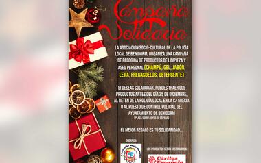 Vuelve por Navidad a Benidorm la campaña solidaria de la Asociación Socio Cultural de la Policía Local