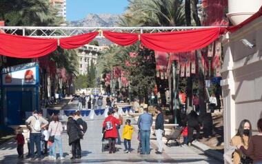 The delegation of the Three Wise Men camps at l’Aigüera in Benidorm