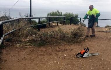 Benidorm cleans and clears nearly 12,000 square meters in Serra Gelada