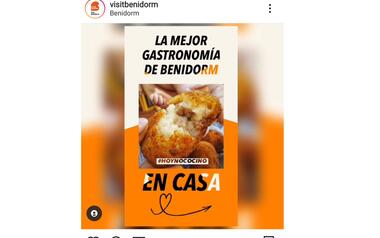 Benidorm impulsa la iniciativa #HoyNoCocino per a aglutinar l'oferta d'hostaleria amb servici a domicili o 'take away'